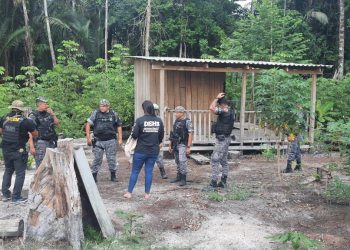 Operação policial antissequestro. (Fotos: Divulgação/PC-AM)