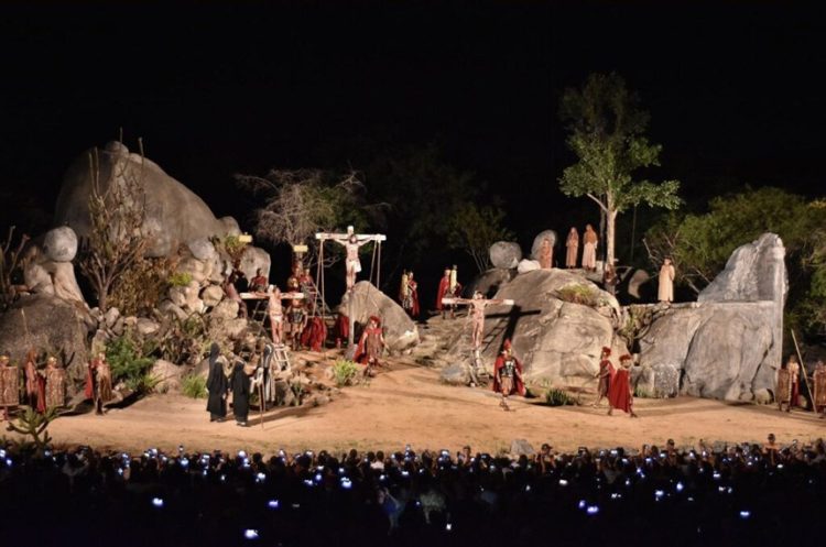 Espetáculo em Brejo da Madre de Deus, em Pernambuco, virou tradição e atrai turistas de todo o país na Semana Santa. Foto: Divulgação
