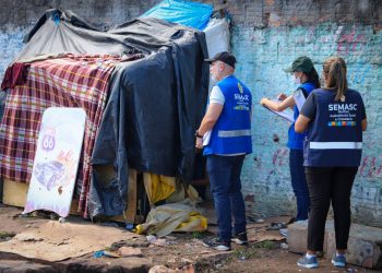 Pessoas em situação de rua. Foto: Fotos – Diego Lima / Semasc e Clóvis Miranda / Semcom