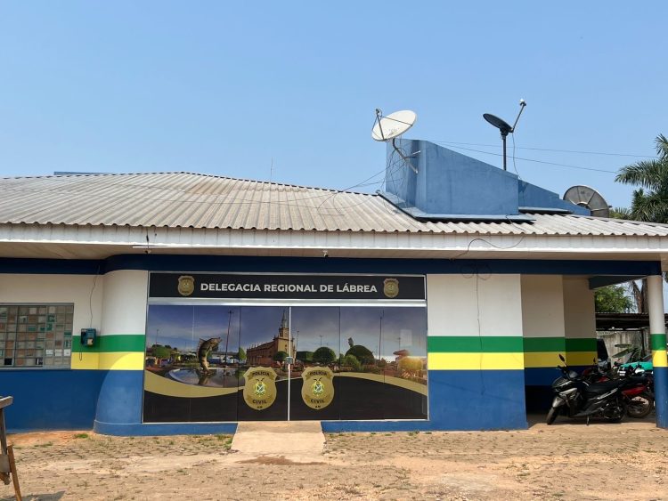 Delegacia Especializada de Polícia (DEP) de Lábrea. (Foto: Divulgação/PC-AM)