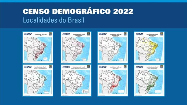 87 mil formas de brasilidade: em publicação do Censo 2022, o IBGE disponibiliza ferramenta que facilita a busca pelas localidades do Brasil - Foto: DGC/IBGE