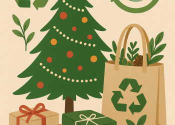 Natal Sustentável. Imagem ilustrativa feita por ChatGPT