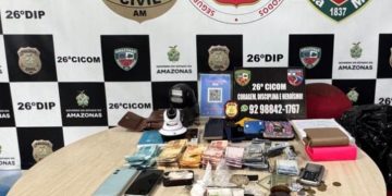 Material apreendido. (Foto: Divulgação/PC-AM)