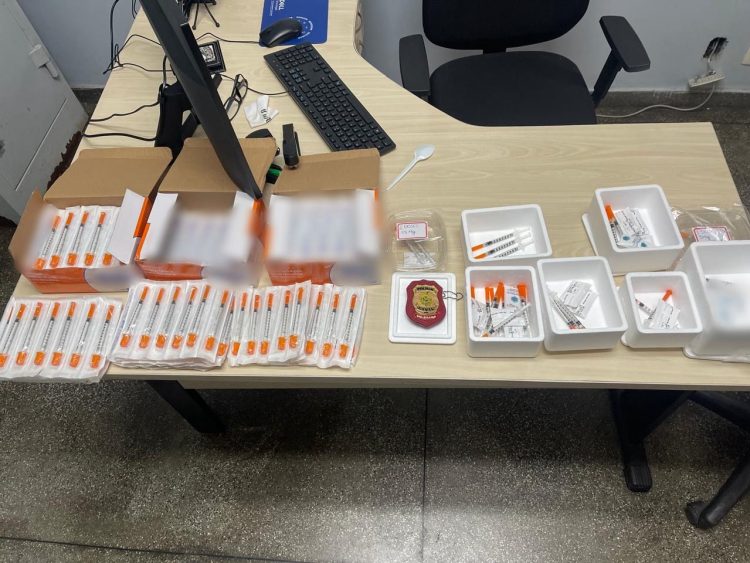 Materiais apreendidos. (Fotos: Divulgação/PC-AM)