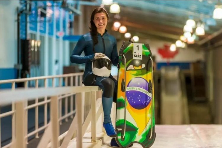 Nicole Silveira, bolsista na categoria pódio, é esperança de medalha no skeleton. Foto:: COB