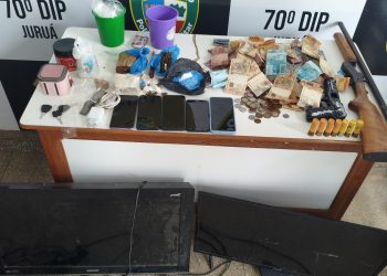 Material apreendido. (Foto: Divulgação/PC-AM)