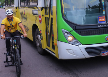 Educação e empatia marcam ação da Prefeitura de Manaus para a segurança viária de ciclistas