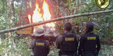 Operação Argus III, no Parque Nacional Campos Amazônicos, é uma ação integrada de fiscalização ambiental e segurança pública - Foto: Divulgação/ICMBio