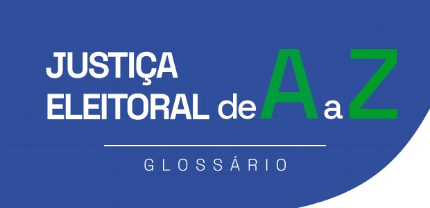 Logo do Glossário Eleitoral. Arte: Secom/TSE
