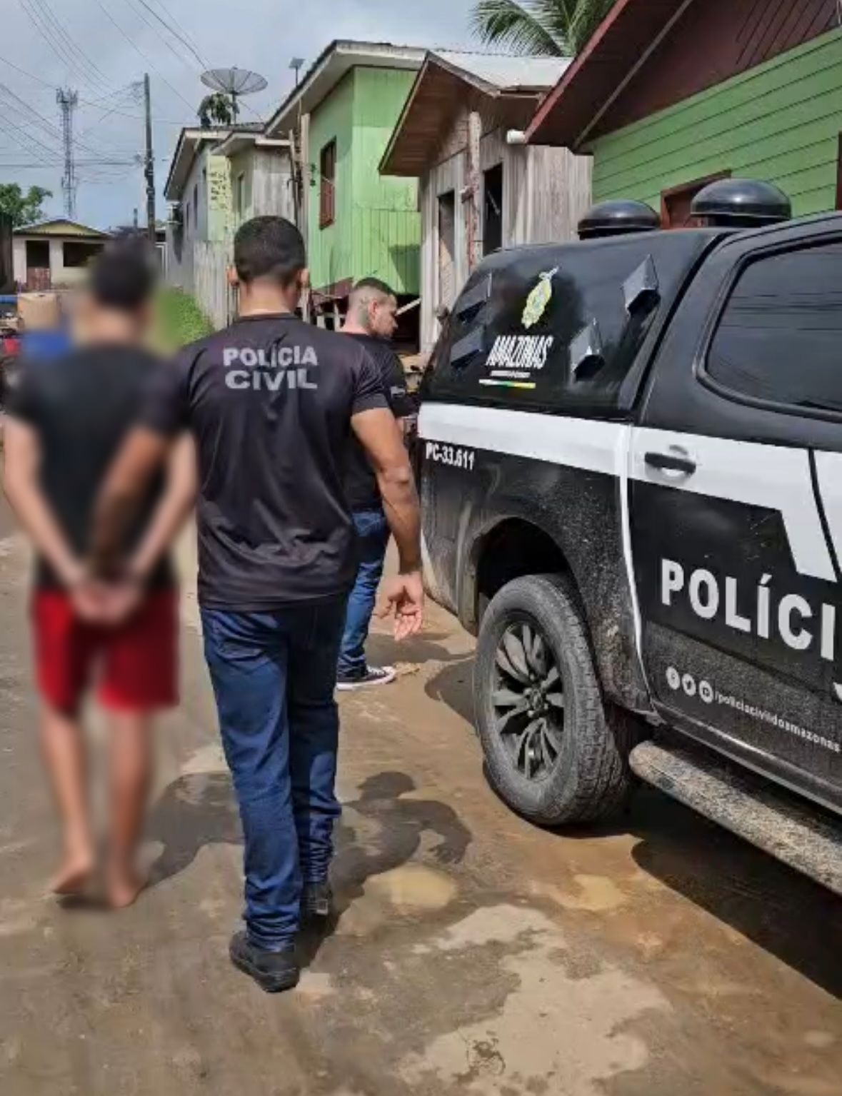 Ação policial. (Foto: Divulgação/PC-AM)