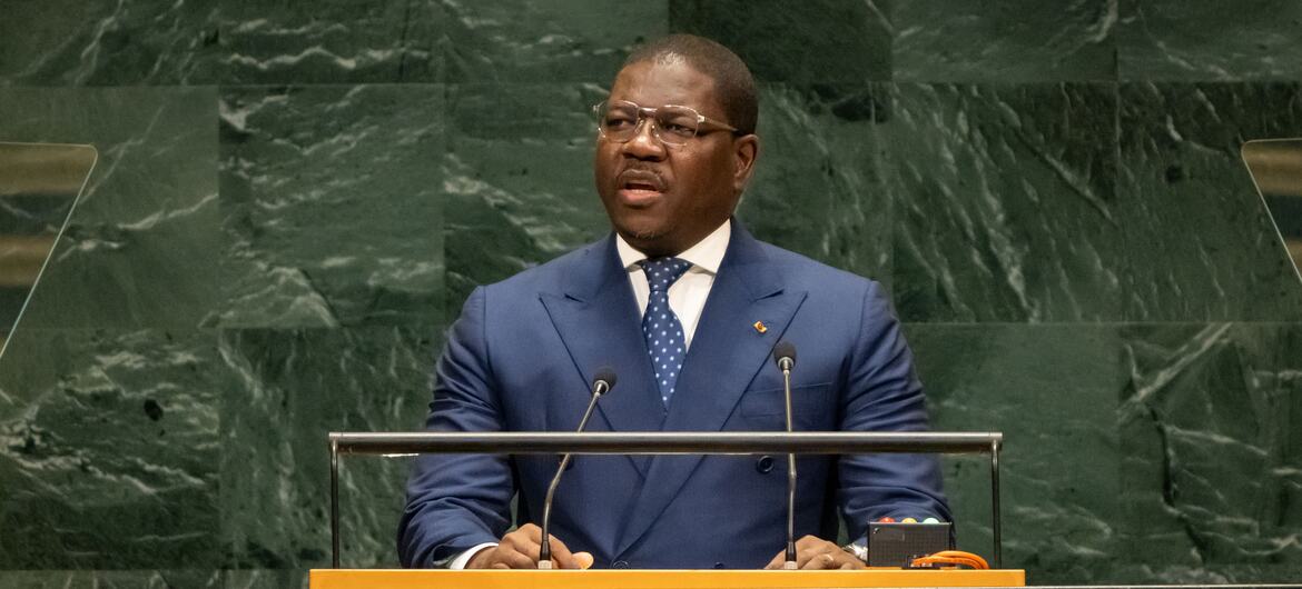 O Primeiro-Ministro Ilídio Vieira Té da Guiné-Bissau declarou que pretende trabalhar com todos os Estados-membros em torno de prioridades consensuais. Foto: ONU/ Laura Jarriel