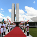 Dragões da Independência na frente ao Palácio do Congresso na cerimônia da posse presidencial de 2023 Foto: Geraldo Magela/Agência Senado
