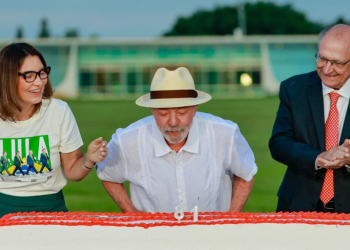 Presidente Lula comemorou seu aniversário de 81 anos, no Palácio da Alvorada, Brasília (DF). Foto: Ricardo Stuckert